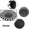 Tapis rond à illusion optique 3D -100 CM/100